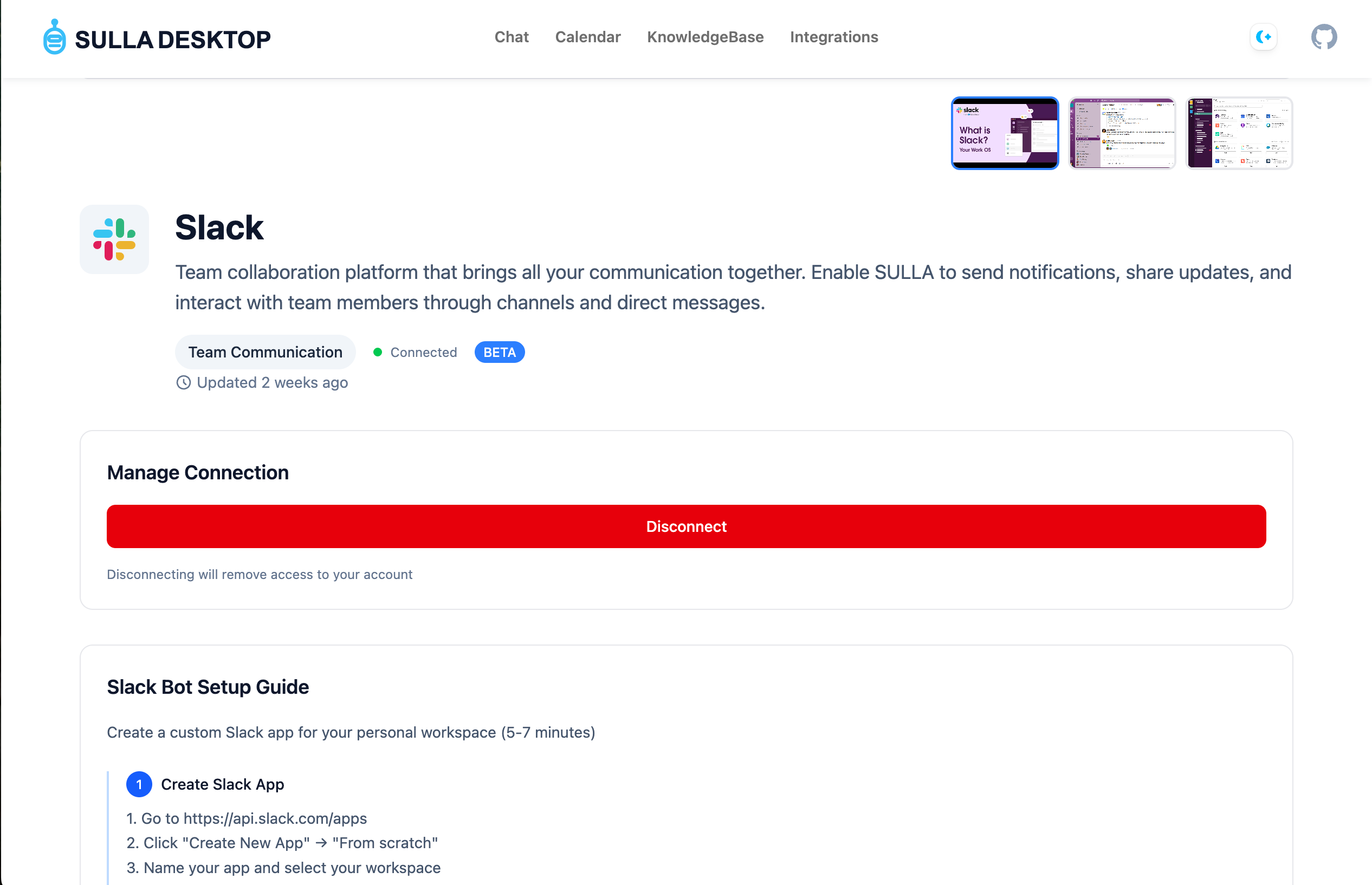 Integration Connection